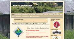 Desktop Screenshot of newrivermarathon.com